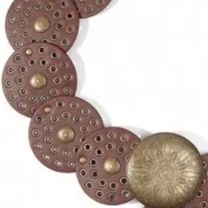 Cinturón retro redondo