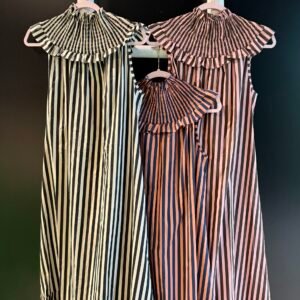 Vestido rayas arlequín