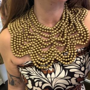 Maxi collar madera